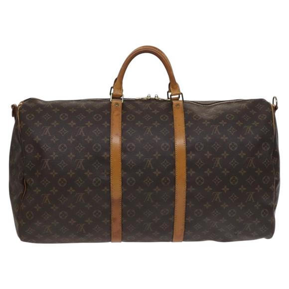 LOUIS VUITTON Monogram Keepall Bandouliere 60 Boston Bag M41412 LV Auth BA128 - Picture 2 of 16